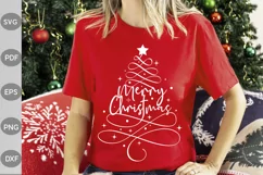Merry Christmas SVG Design / Christmas Tshirt Design Product Image 1