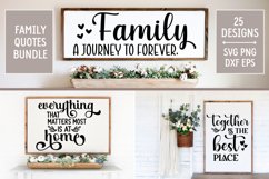 Family Quotes SVG Bundle, Family SVG Bundle Product Image 1