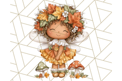 Fall Fairy Clipart PNG, Autumn Fairy People With Wings Product Image 4