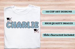 Father’s Day Alphabet clipart, father’s day letters doodle Product Image 6