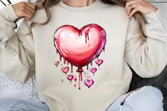 Retro Valentine Clipart PNG Product Image 1