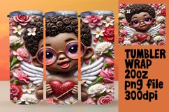 FASHIONABLE 20oz Tumbler Graphic , 3D Cupid Product Image 1