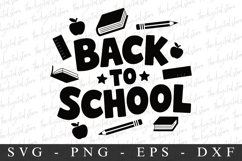 Back Yo School SVG | SVG Cut files | Cricut Product Image 1
