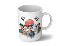 Diverse Korean Independence Era Figures Taegeukgi PNG Product Image 6