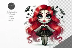 Halloween clipart, Doll clipart, Autumn clipart Product Image 1