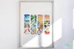 Summer 50 States Brushstroke USA Clipart Product Image 2