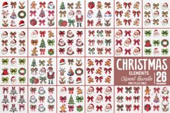 Christmas Elements Clipart Bundle Product Image 1