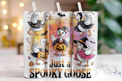 Just a Spooky Goose Tumbler Wrap | Sublimation | Tumblers Product Image 1