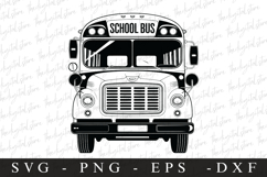 School bus SVG | SVG Cut files | Cricut Product Image 1