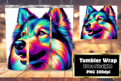 Tailored 20oz Tumbler Wraps , Dog Product Image 1
