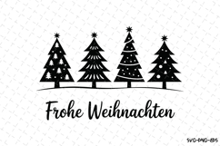 Frohe Weihnachten Svg | Christmas Svg | Svg Cut Files Product Image 1