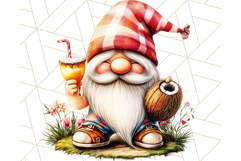 Beach Gnome Clipart Bundle, Cute Summer Gnomes PNG Product Image 2