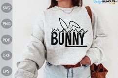 Mama Bunny SVG Cut Files| Easter Bunny SVG Design Product Image 1