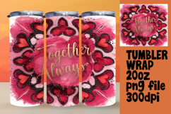 20oz Tumbler Design for Sublimation , Love Product Image 1