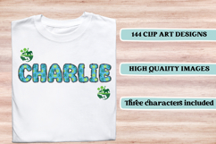 Earth Day Alphabet png clipart, earth day letters doodle Product Image 6