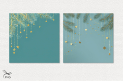 Christmas digital paper, background clipart Product Image 2