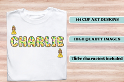 Fairytale Princess Alphabet png, fairytale letters doodle Product Image 6