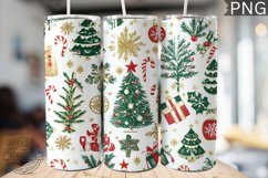 Christmas Tree Tumbler Wrap -High Quality 300 Dpi Product Image 1