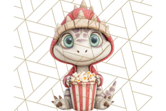 Dinosaur Costume Clipart, Cute Dinos in Halloween Outfits Product Image 4