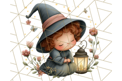 Spooky Little Witches Halloween Clipart PNG Product Image 4