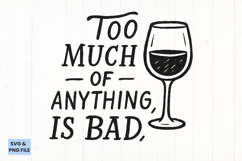 Wine funny quote svg design Product Image 1