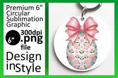 Lovely Round Design for Keychains , Easter Egg Product Image 1