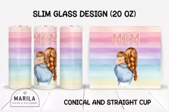 Mother's Day Skinny Tumbler sublimation designs #12 Product Image 1