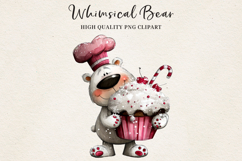 Whimsical Bear Clipart | Cute Hand-Drawn Bear Illustrations Product Image 13