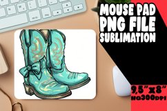 Whimsical Watercolor Mousepad Design PNG Product Image 1