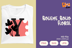 Boheme Boho Floral Monogram Product Image 1