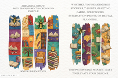 Reading &amp; Bees Brush Stroke Clipart Product Image 2