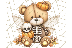 Halloween Fairy Animal Clipart PNG, Cute Spooky Creatures Product Image 4