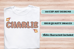 Valentine Alphabet Clip Art, valentines day letters doodle Product Image 6