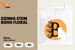 Sienna Stem Boho Floral Monogram Product Image 1
