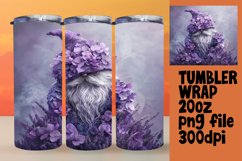 Summer Gnome Sublimation Tumbler Wrap 20oz Product Image 1