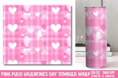 Valentines Day Pink Tumbler Wrap Product Image 1