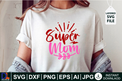Mother&#039;s day SVG Bundle, SVG Cut file design Product Image 1