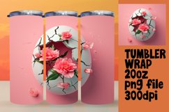 Blooming Easter: Tumbler Sublimation Art Product Image 1