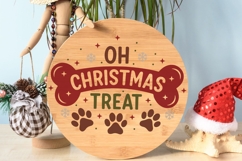 Oh Christmas Treat Svg, Dog Christmas Svg, Dog Treat Svg. Product Image 8
