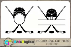 Hockey Split Monograms Svg, Hockey Monograms Svg, Hockey Svg Product Image 2