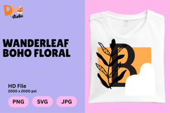 Wanderleaf Boho Floral Monogram Product Image 1