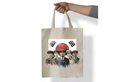 Diverse Korean Independence Era Figures Taegeukgi PNG Product Image 7