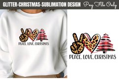 Glitter Christmas Sublimation Designs Clipart Product Image 1