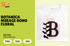 Botanica Mirage Boho Floral Monogram Product Image 1
