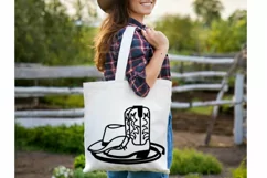 Cowboy boots svg, Cowboy hat cut file, Rodeo svg, png cricut Product Image 6