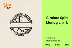 Cilclora Split Monogram Product Image 1