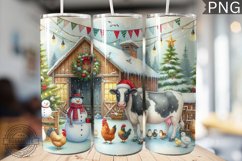 Farm Animals Tumbler Wrap - Christmas Tumbler Design Product Image 1