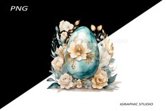 Easter Clipart, Easter Egg Clipart, Easter Bunny Png Product Image 1