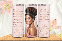 Black Girl Magic Black Woman Positive mind 20oz Tumbler wrap Product Image 1