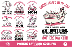 Mothers Day Funny Goose PNG Sublimation Product Image 1